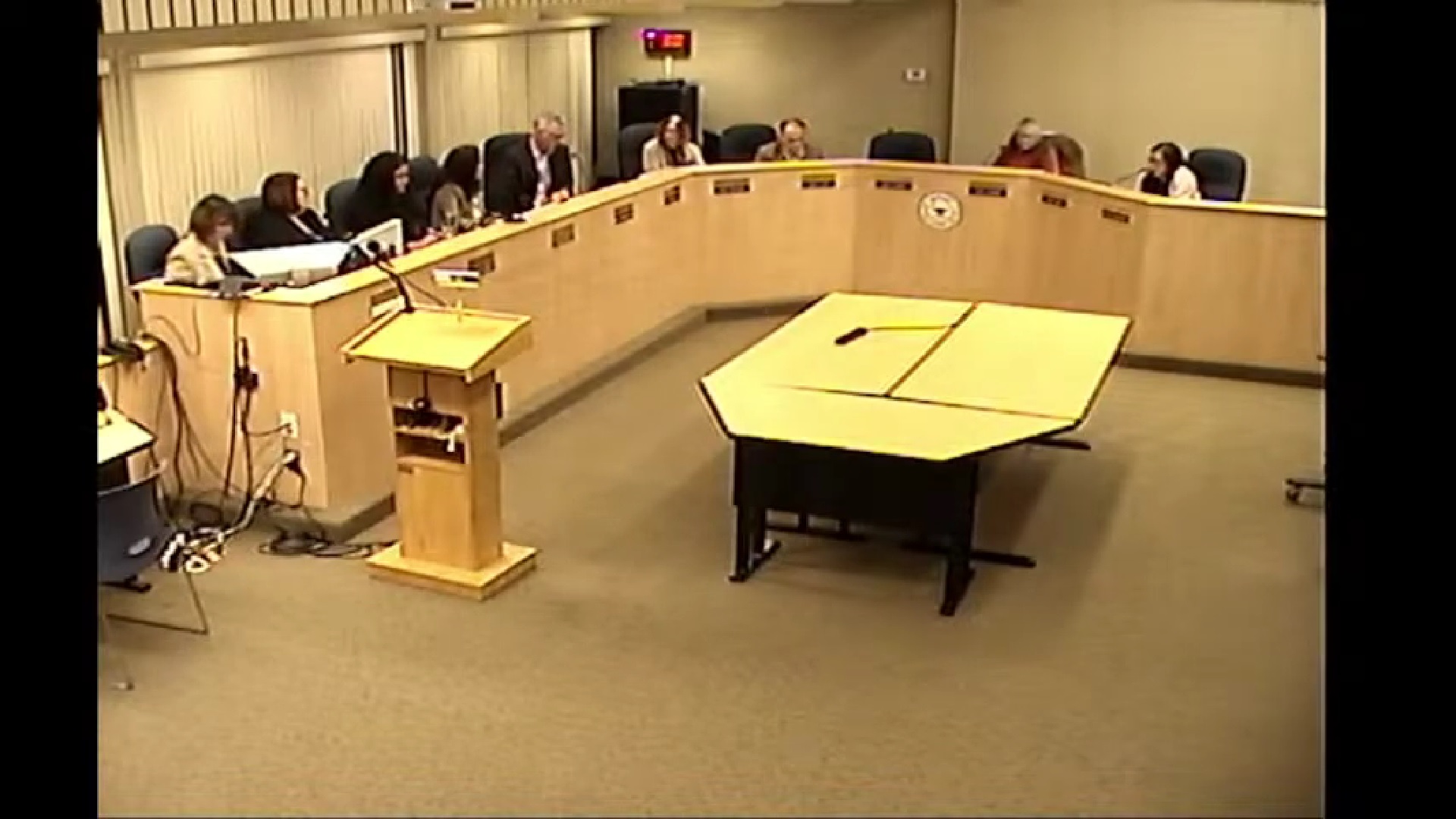 The Newark Unified School District Board of Education discusses the process for appointing a new board member at its Thursday meeting. (YouTube screenshot)