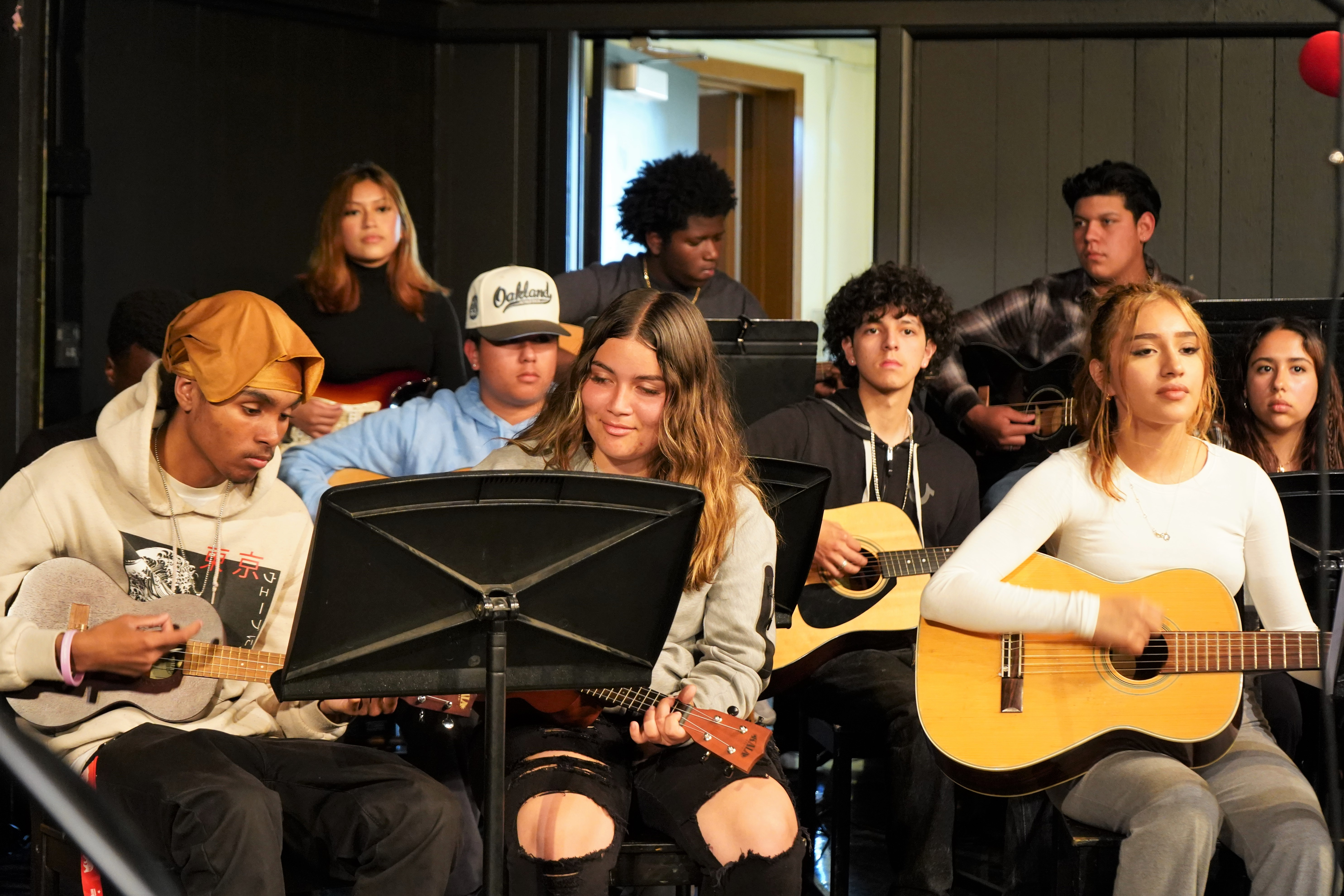 East Bay Arts students perform in the school’s Summer Music Jam on May 26, 2023.
